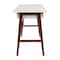 Flash Furniture White/Walnut Home Office Computer Desk with Drawer GC-MBLK60-WH-WAL-GG - alternate 5